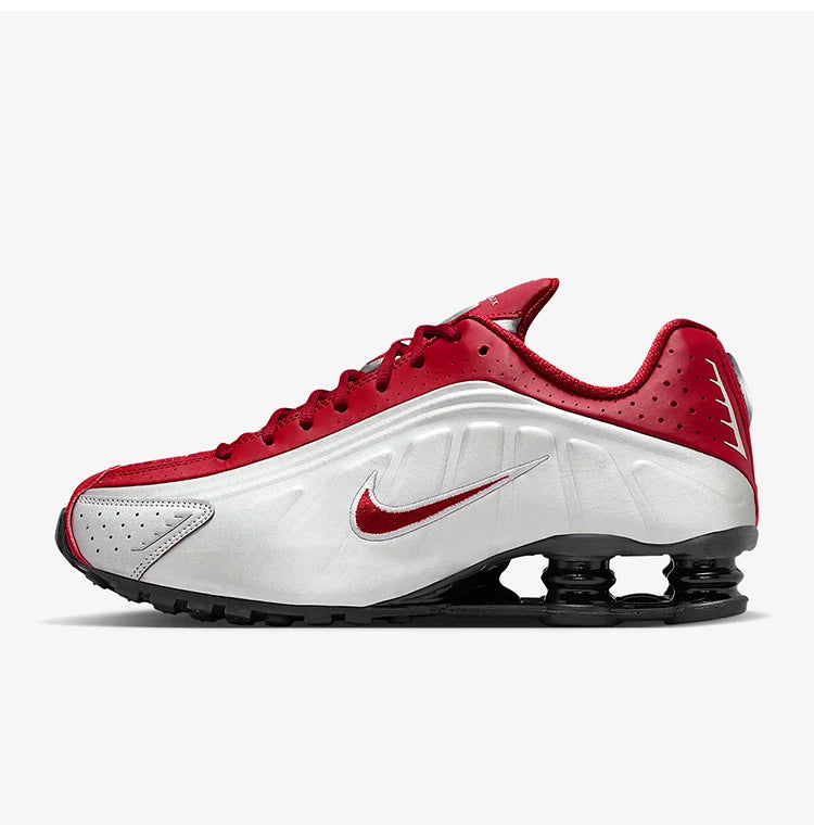 Nike Authentic Shox R4 Men's Low-Top Lace-Up Wear-Resistant Air Column Sports Shoes HQ1988-009