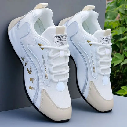 Respirable |   Léger] Respirant |   Chaussures d'entraînement légères pour hommes avec augmentation de la taille, 1 paire |   Lacets, confortables, pour