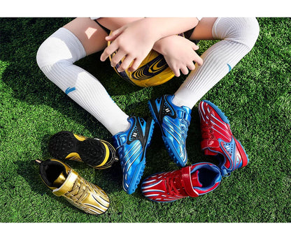 Zapatillas deportivas de entrenamiento para chicos y chicas, elegantes y cómodas, para juego, uso en interior y exterior, césped, jóvenes y estudiantes, 25-35#