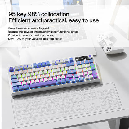 SMAILWOL SK15 Wired mechanical keyboard Hot plug support Arabic Russian Korean Thai Spanish E-sports games