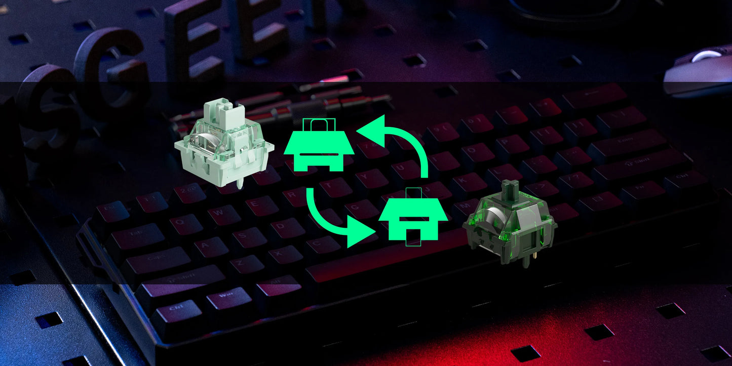 Akko MonsGeek FUN60 Magnetic Switch Mechanical Keyboard 60% Gaming Keyboard with Rapid Trigger 0.01mm, 8K Polling Rate, ARGB, Custom Mechanical Keyboard