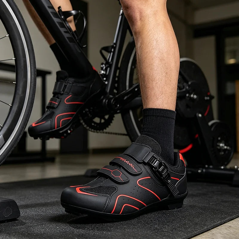 Men Road Bike Cycling Shoes Women Cycling Sports Shoes Compatible With SPD&Look Delta Cleats Outdoor Mountain Bike Cycling Shoes