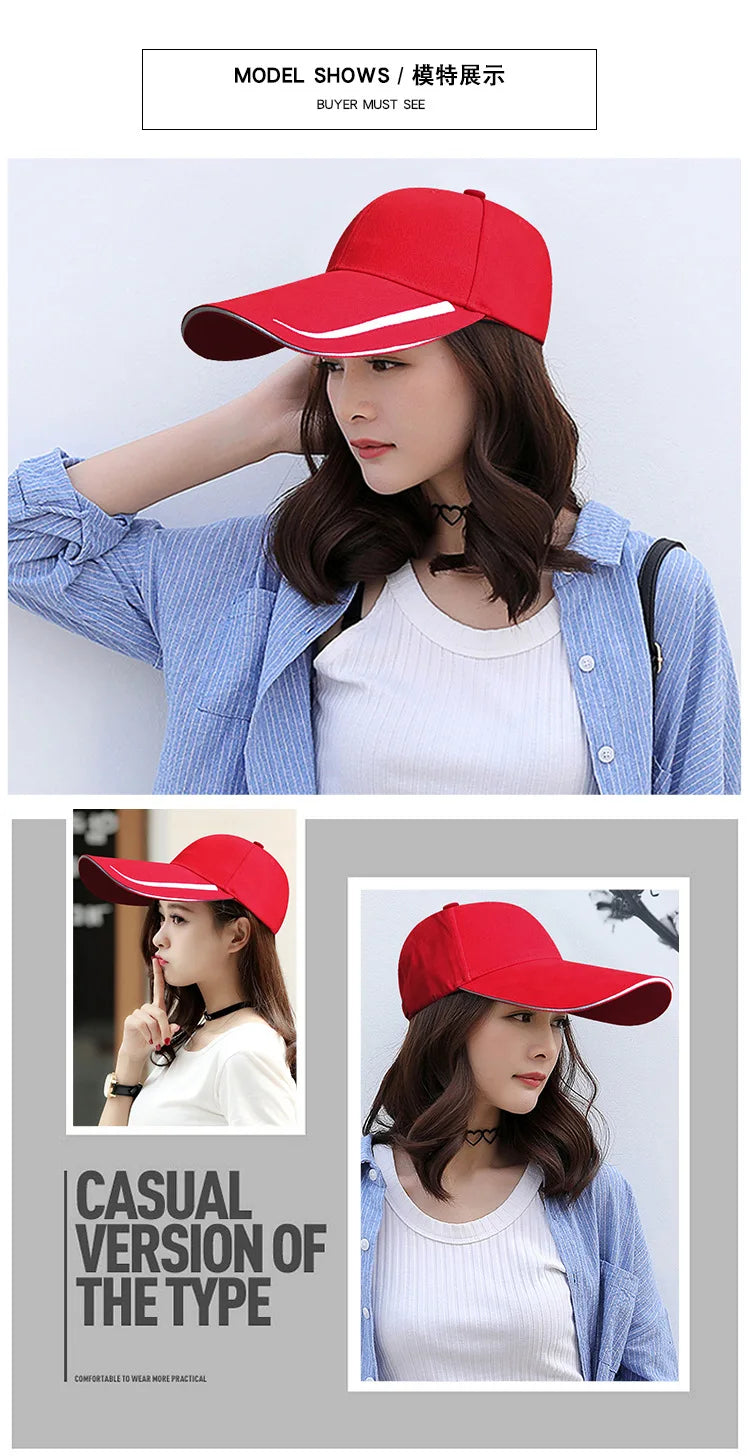 Cappellino a visiera, primavera-estate, 14 cm di visiera, protezione solare, pesca, uomo/donna, streetwear, parasole, outdoor, regolabile, cotone, da golf, stile trucker