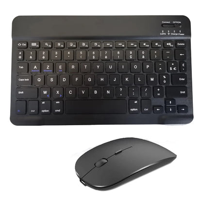 Wireless Keyboard Spanish French Azerty Russian Korean With N Mini Bluetooth For iPad Mac Tablet PC Phone Cell Laptop And Mouse