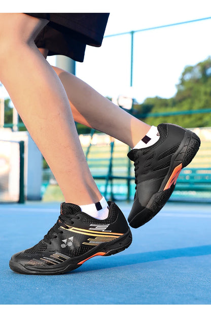 Professional Badminton Shoes Sneakers Mens Breathable Anti-slip Tennis Sport Shoes for Men Women Training Sneakers