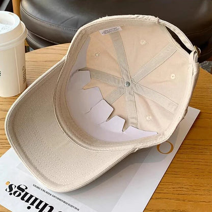 JK Cappellino da baseball con lettere coreane ricamate per uomo e donna, stile hip hop, da papà, visiera da camionista, cappellino casual, sportivo, da corsa, streetwear