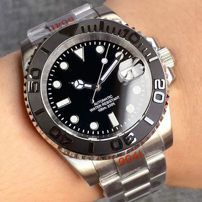 200m Waterproof Miyota8215 Automatic Men Watch Diver Watches 40mm Mechanical Movement Luminous Jubilee Strap Glide Lock Buckle