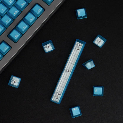 132 Keys OEM Profile Transparent Clear Keycaps For Mx Switch Mechanical Keyboard ABS Keycap RGB backlit Game Keyboard Key caps