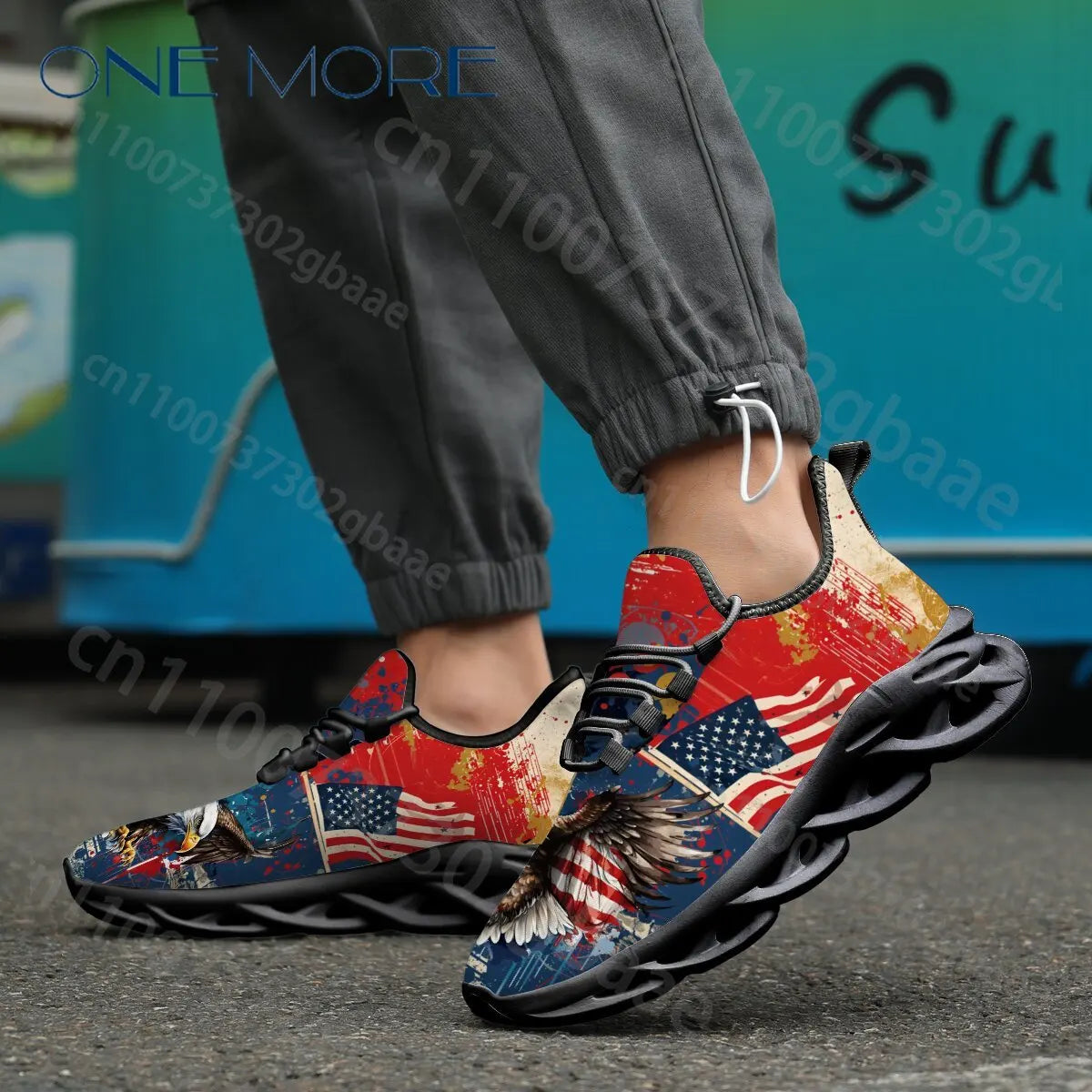 Amerikanische 250er-Serie zum Unabhängigkeitstag – Freizeit-Schuhe für Jungen und Mädchen – Personalisiert – Exklusives Design mit amerikanischer Flagge – Coole Sportschuhe für Kinder – Auf Lager