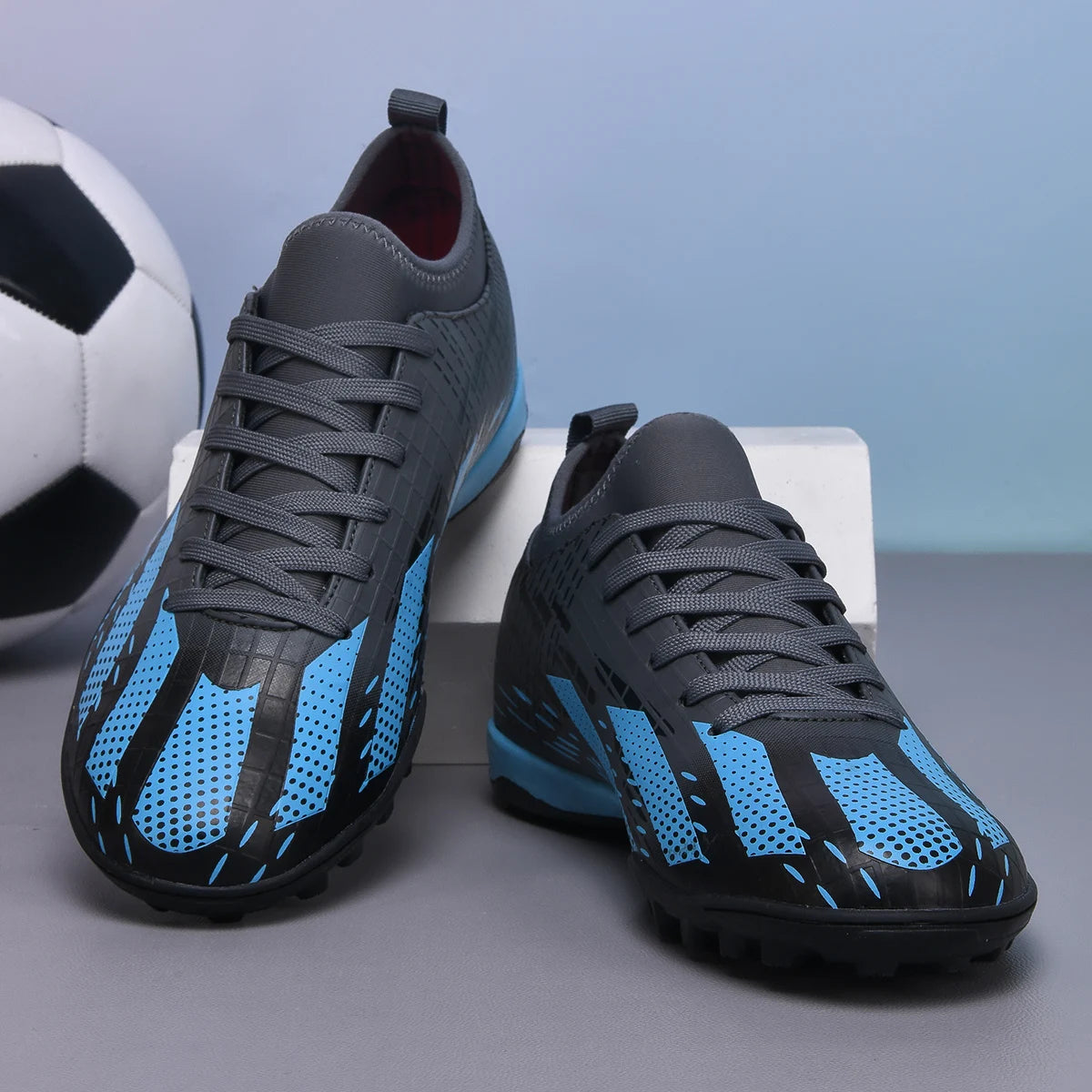 Chaussures de football pour homme, chaussures de futsal, chaussures de football en salle, sport, match, entraînement, enfants, crampons TF, gazon, cheville, best-seller, haute qualité, légères