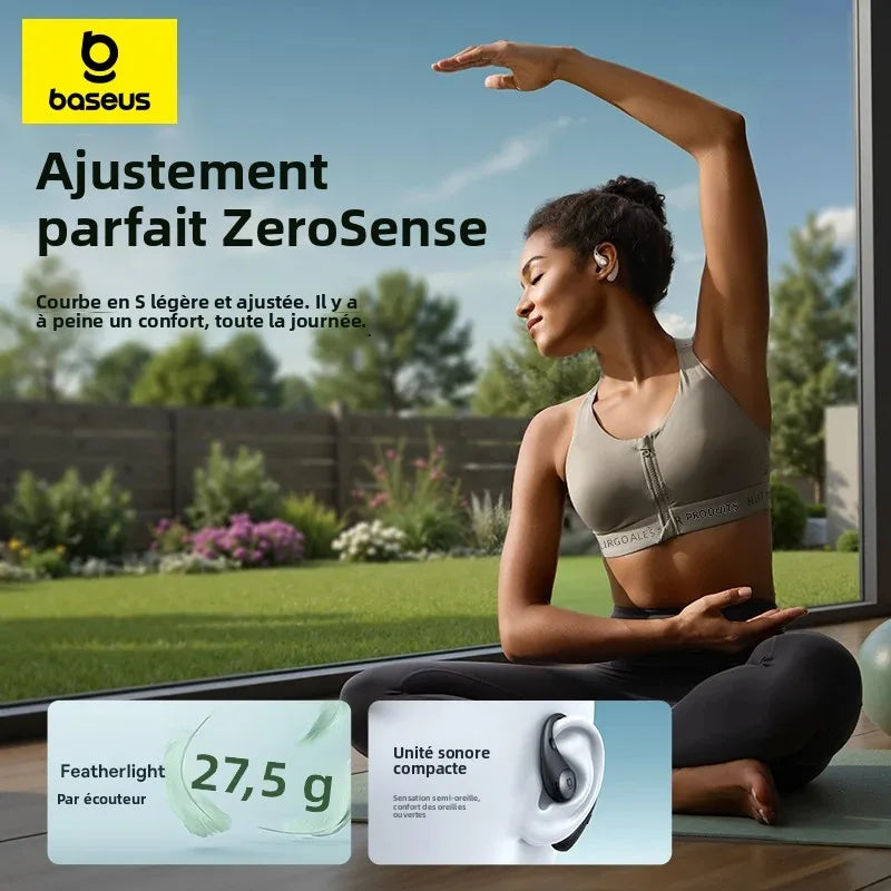 Baseus Eli Sport 2 Open-Ear Wireless Earphones Bluetooth 6.0 OWS Headphones Hi-Res with LDAC OWS Earphones Earhook Sport Earbuds