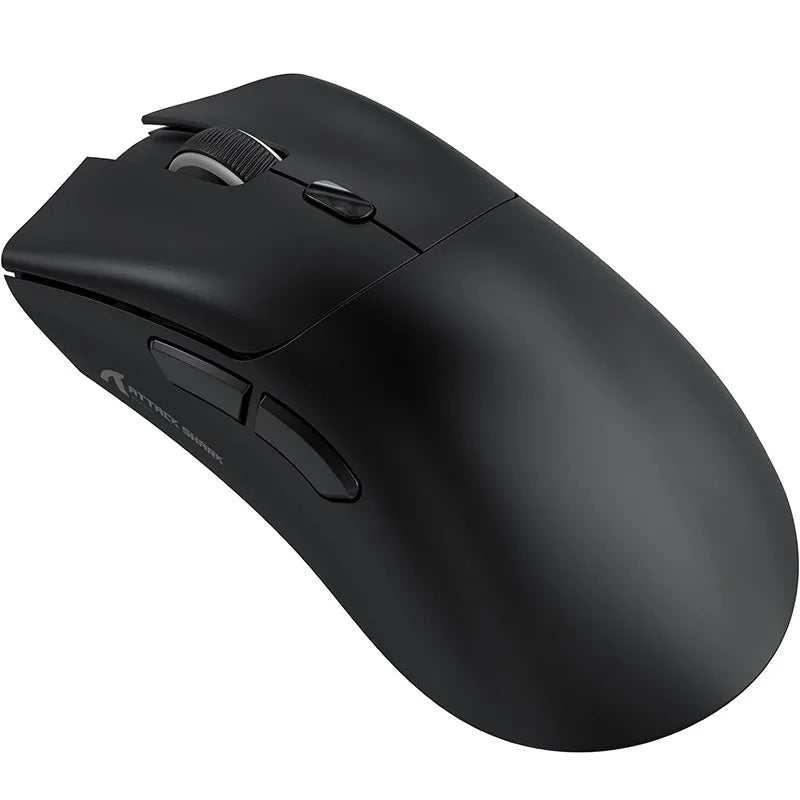 ATTACK SHARK R1 Superlight Wireless Gaming Mouse, 59g Ultra-Light Mouse with PixArt PAW3311 Sensor, 18000 DPI, Tri-Mode Bluetooth & 2.4GHz, 65H Battery