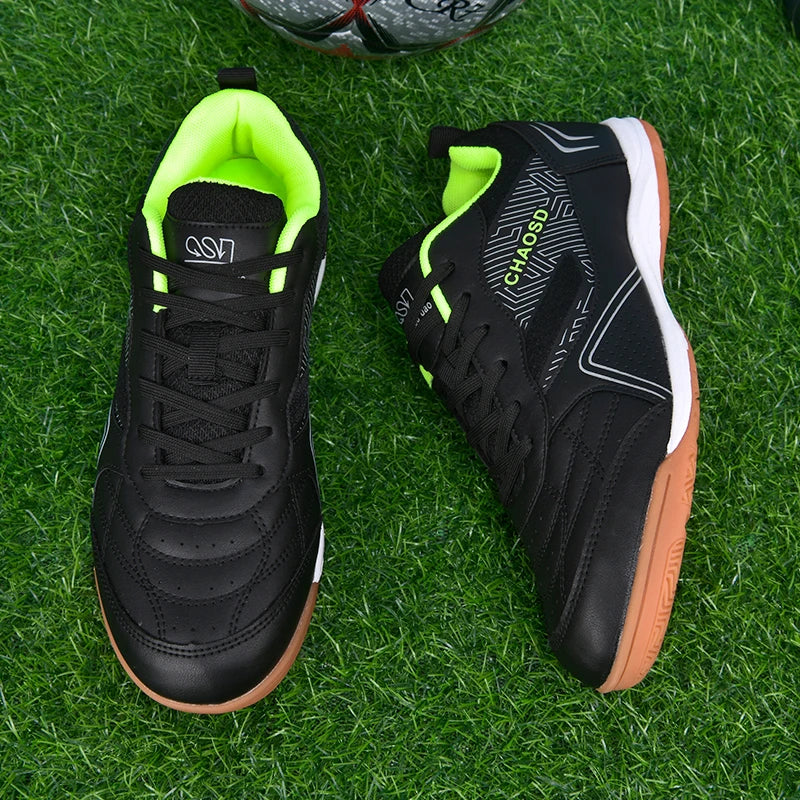 Crampons de football professionnels pour hommes, antidérapants, pour entraînement de Futsal, résistants à l'usure, ultralégers, pour l'extérieur et l'intérieur, baskets unisexes