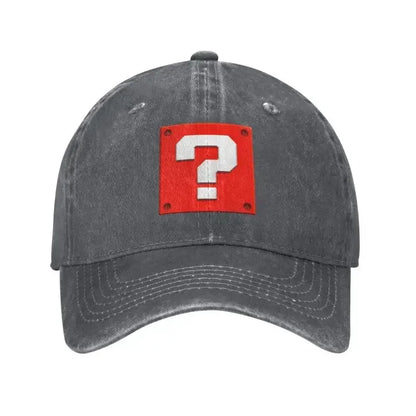 Módní kreslená hra s otázkami – kšiltovka s blokem, baseballová čepice, dámská, pánská, nastavitelná, unisex, bavlněná, „Dad Hat“, sportovní kšiltovky typu snapback