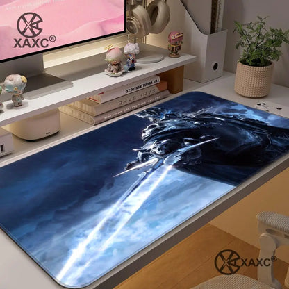 Lich King World Of Warcraft XAXC Mouse Pad large keyboard mouse desk pad non-slip rubber gaming mouse pad laptop mouse carpet