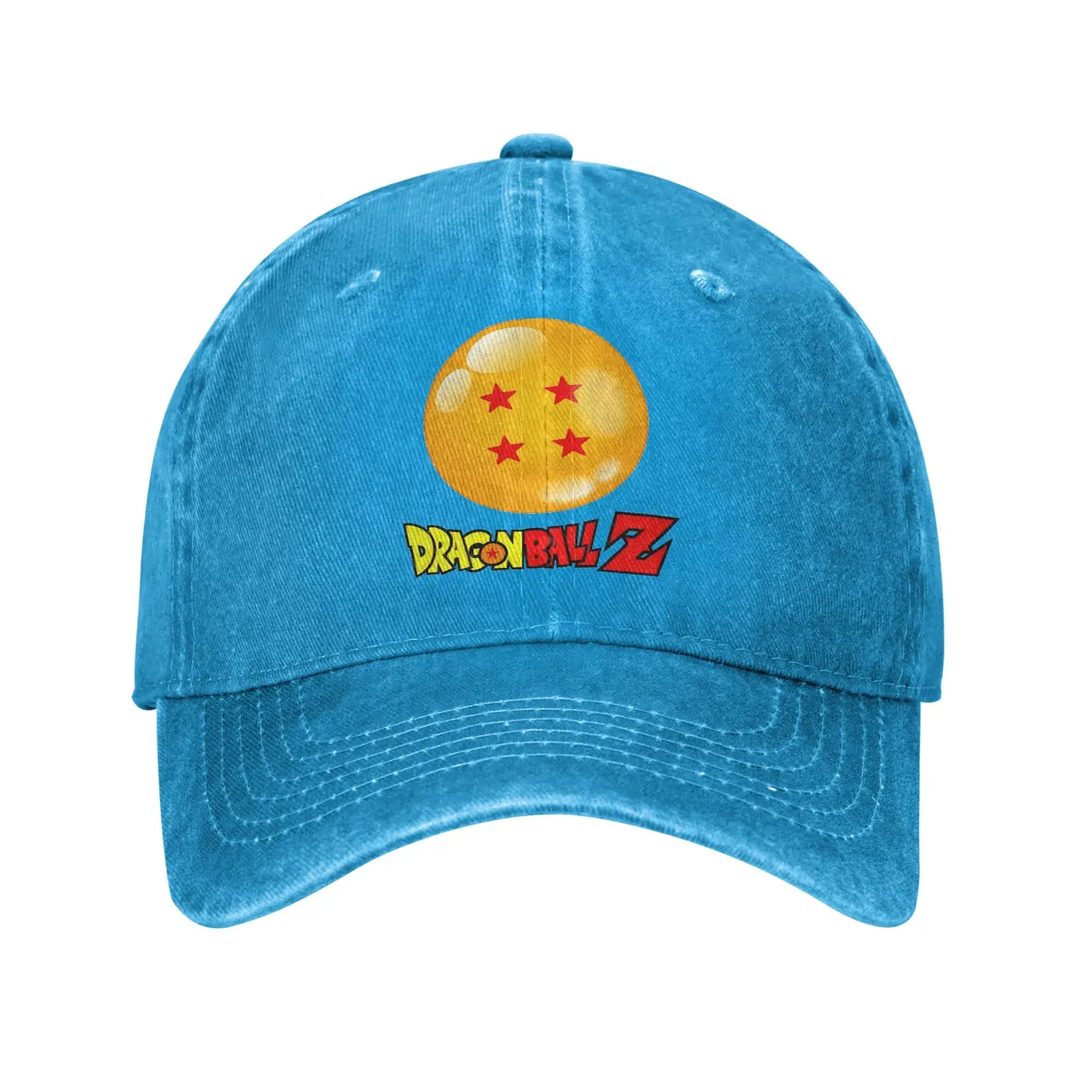 Produit gaming premium Fraquane Star Dragon Sphere Anime Goku Unisex Style Baseball Caps Dragon Ball Distressed Denim Hats Cap Outdoor Adjustable Fit Sun Cap
