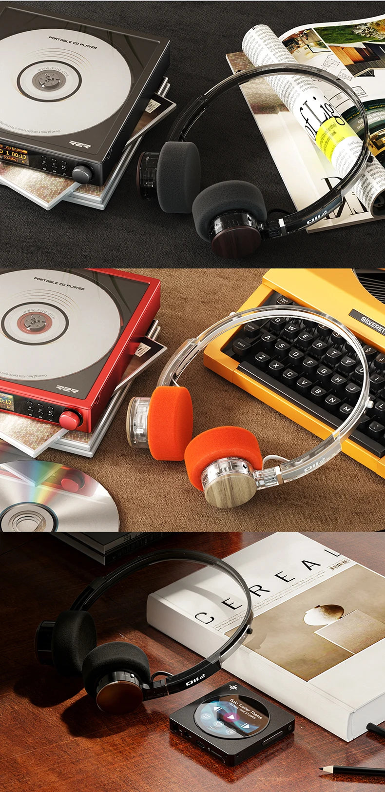 FIIO EH11 On-Ear Bluetooth Headphones – Hi-Res LDAC Wireless Bass Headset, 30H Battery, Dual Device Connection & Lightweight Retro Design