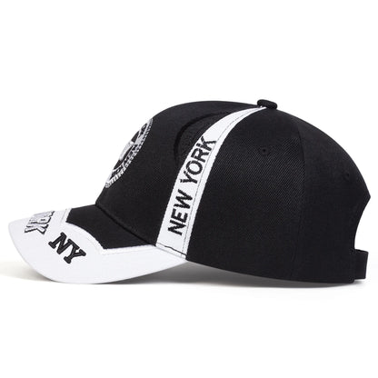 Unisex Letter Embroidery Baseball Caps Spring and Autumn Outdoor Adjustable Casual Hats Sunscreen Hat