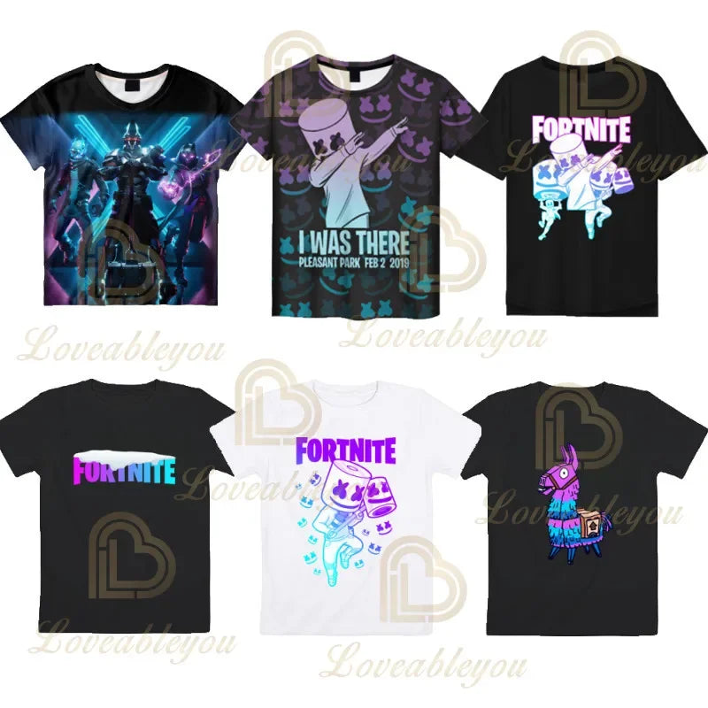 Dječja crtana majica Fortnite Battle Royale 3D, 3 do 14 godina, Victory Royale, majice za dječake i djevojčice, odjeća za tinejdžere
