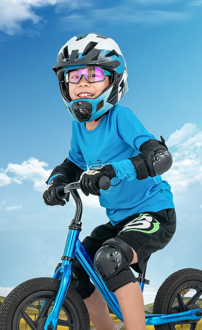 ROCKBROS Kids Polarized Photochromic Cycling Glasses UV400 Protection Outdoor Sports Sunglasses Child MTB Bicycle Eyewear