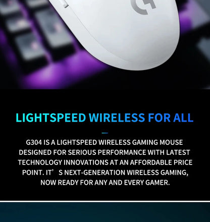 Logitech G305 Wireless Gaming Mouse with HERO Sensor, 12000 DPI, Lightweight Wireless Mouse, 9-Month Battery Life for PC & Laptop Gaming
