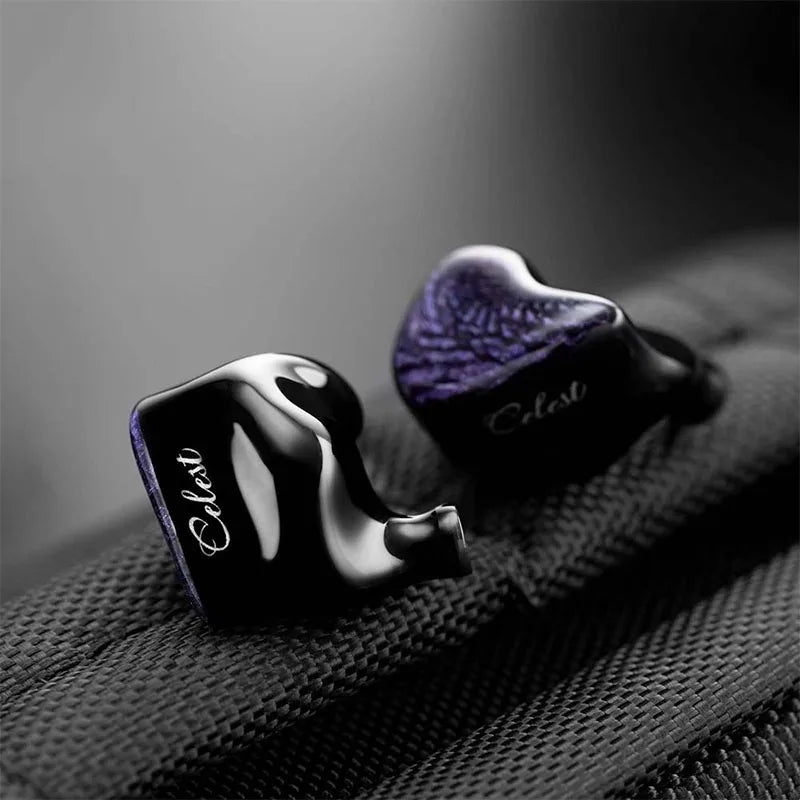 Kinera Celest Wyvern Black Dragon In-Ear HiFi Earphones 10mm LCP Dynamic Drive Music Gaming Earphones 3.5mm Type-C Lightning MIC