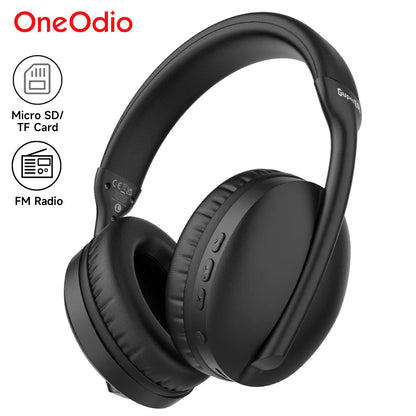 OneOdio SuperEQ S6001 Bluetooth Headphones Over-Ear Wireless HiFi Stereo Headphones with Bluetooth 5.3, TF Card, FM Radio & Microphone