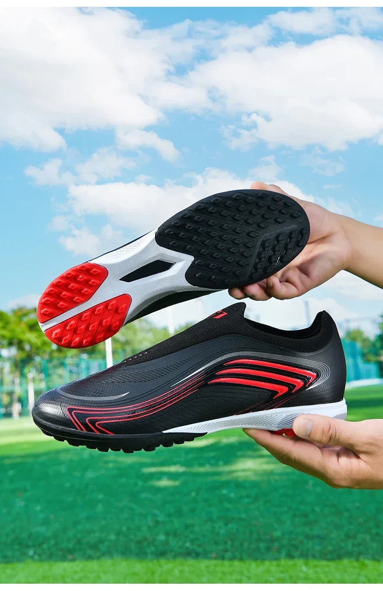 Nouvelles chaussures de football pour hommes TF/FG, modèle professionnel unisexe, très populaires, chaussures de futsal ultra-légères, chaussures de football de haute qualité, chaussures de sport pour femmes.
