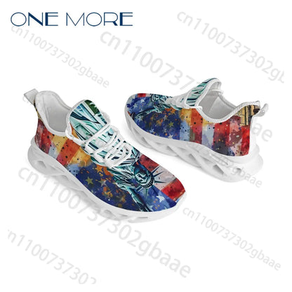 Amerikanische 250er-Serie zum Unabhängigkeitstag – Freizeit-Schuhe für Jungen und Mädchen – Personalisiert – Exklusives Design mit amerikanischer Flagge – Coole Sportschuhe für Kinder – Auf Lager