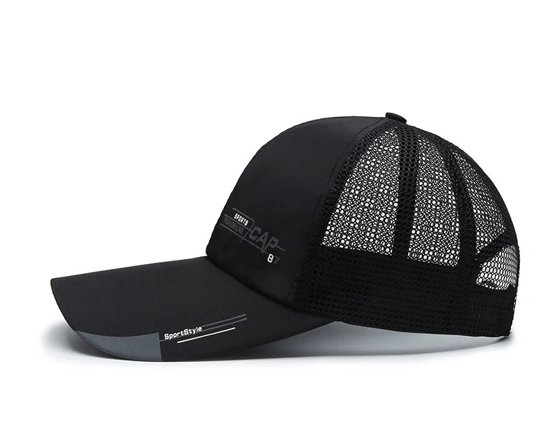 Chapeau de pêcheur coréen pour homme, en maille respirante, à séchage rapide, pour l'été