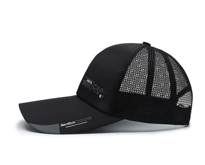 Chapeau de pêcheur coréen pour homme, en maille respirante, à séchage rapide, pour l'été