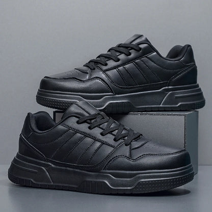 Plus Big Size 50 51 52: zapatillas de cuero para hombre, zapatillas deportivas informales, zapatillas planas de skate para dropshipping