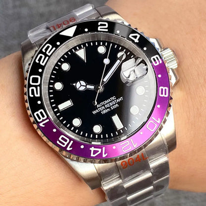 200m Waterproof Miyota8215 Automatic Men Watch Diver Watches 40mm Mechanical Movement Luminous Jubilee Strap Glide Lock Buckle