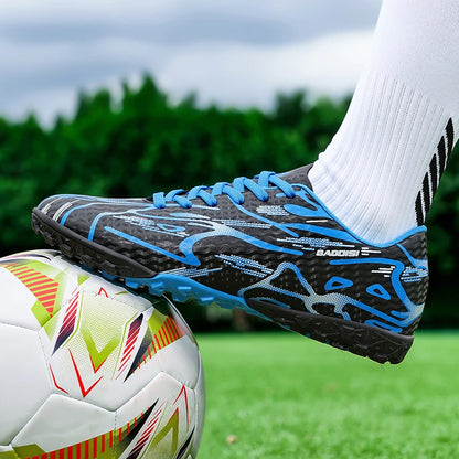 Męskie buty piłkarskie TF Sport – buty treningowe dla dzieci, ultralekkie, oddychające, profesjonalne trampki unisex z kolcami do trawy, na mecz