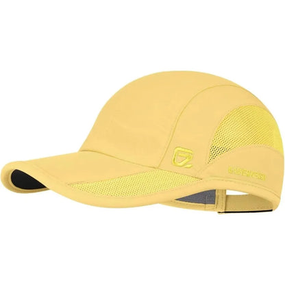 GADIEMKENSD Estate Uomo Sport Corsa Cappellino da baseball Uomo Golf Asciugatura rapida Donna Cappellino a rete con visiera e chiusura a scatto