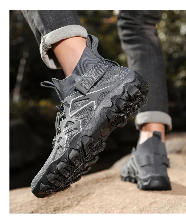 Chaussures unisexes respirantes à séchage rapide pour la pêche et les sports nautiques, bottes aquatiques d'été pour la pêche en amont, chaussures de plage antidérapantes pour femmes, à porter pieds nus