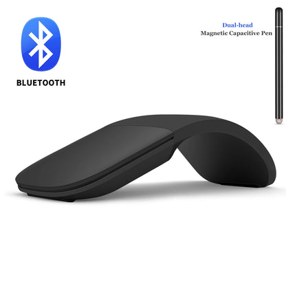 Bluetooth Arc Touch Mouse for Microsoft Surface, Wireless Ergonomic Bluetooth Mouse, Silent Foldable Laser Mouse for Laptop, PC & Windows