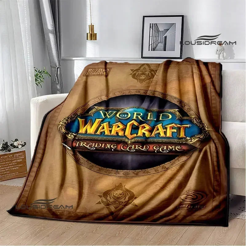 Game World of Warcraft Printed Blanket Picnic blanket Warm Flannel blankets Home bed linings blankets for beds Birthday Gift