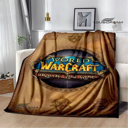 Game World of Warcraft Printed Blanket Picnic blanket Warm Flannel blankets Home bed linings blankets for beds Birthday Gift