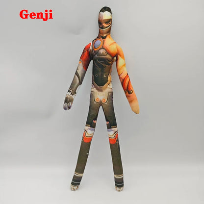 26cm fleksibilna plišana figura s žičanim tijelom i različitim pozama, anime igra Overwatch D.Va / Doomfist / Genji / Widowmaker, plišana lutka