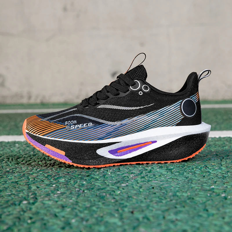 2025 Men's And Women's Carbon Board Running Shoes Professional Marathon, Lightweight Rebound Cushioning Breathable Sports Shoes