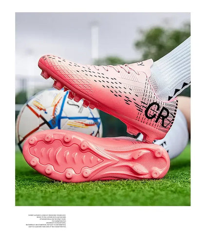 Lage voetbalschoenen met lange TF-noppen, slijtvast en flexibel, geschikt voor buitensporten op het veld