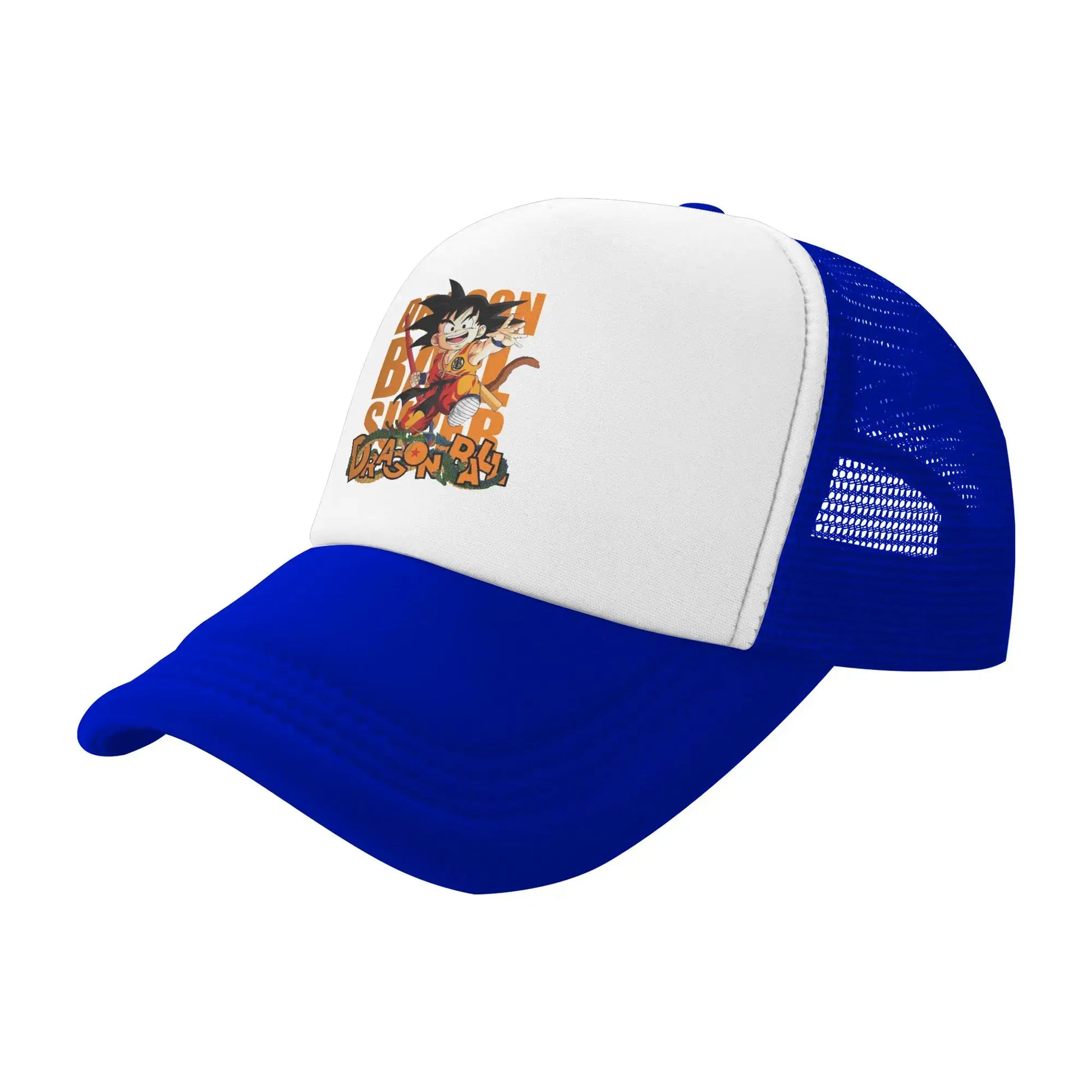 Dragon Ball Z Trucker Hat Super Saiyan Son Goku Hat Sun Hat Sun Caps Adjustable Snapback Caps Mesh Baseball Caps Wholesale New - Produit gaming premium Fraquane, produits de luxe, nouvelle génération, équipement gamer