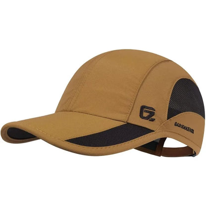 GADIEMKENSD Estate Uomo Sport Corsa Cappellino da baseball Uomo Golf Asciugatura rapida Donna Cappellino a rete con visiera e chiusura a scatto