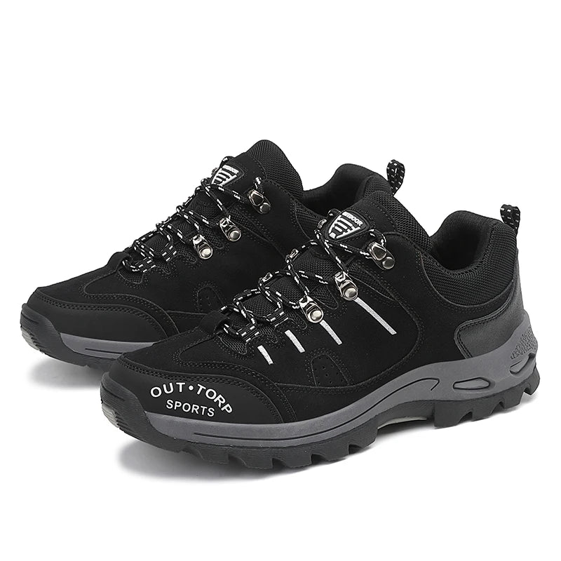 Retro Style Men  Sports Shoes Autumn and Winter Short Boots Anti Slip Hiking Shoe Suitable for Ankle Boots Urban Commuting 2025