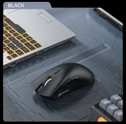 Attack Shark R1 Wireless Gaming Mouse 18000 DPI, Tri-Mode Bluetooth & 2.4GHz, PAW3311 Sensor, 1000Hz Polling Rate, Programmable RGB Gaming Mouse