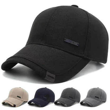 Unisex Hua Label Baseball Caps Hip Hop Cap Spring and Autumn Outdoor Adjustable Casual Hats Sunscreen Hat