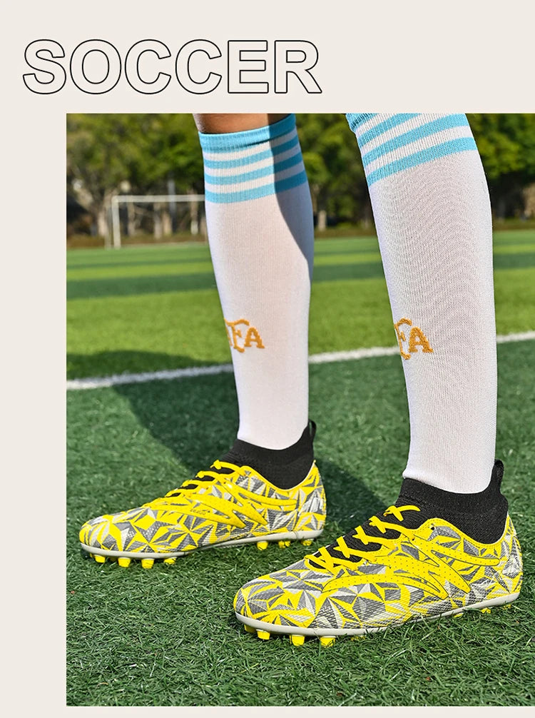 Męskie buty piłkarskie, oddychające, sportowe, treningowe, z kolcami, do futsalu, na sztuczną murawę i trawę, z dostawą bezpośrednią do klienta