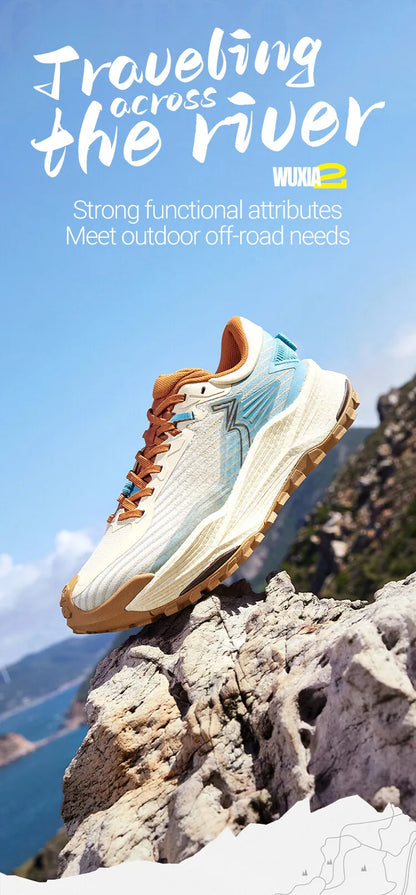 361 Degrees WUXIA 2 Laufschuhe, leicht, atmungsaktiv, dämpfend, rutschfest, weich, Outdoor-Wanderschuhe, vielseitige Sneaker für Herren, 672542201