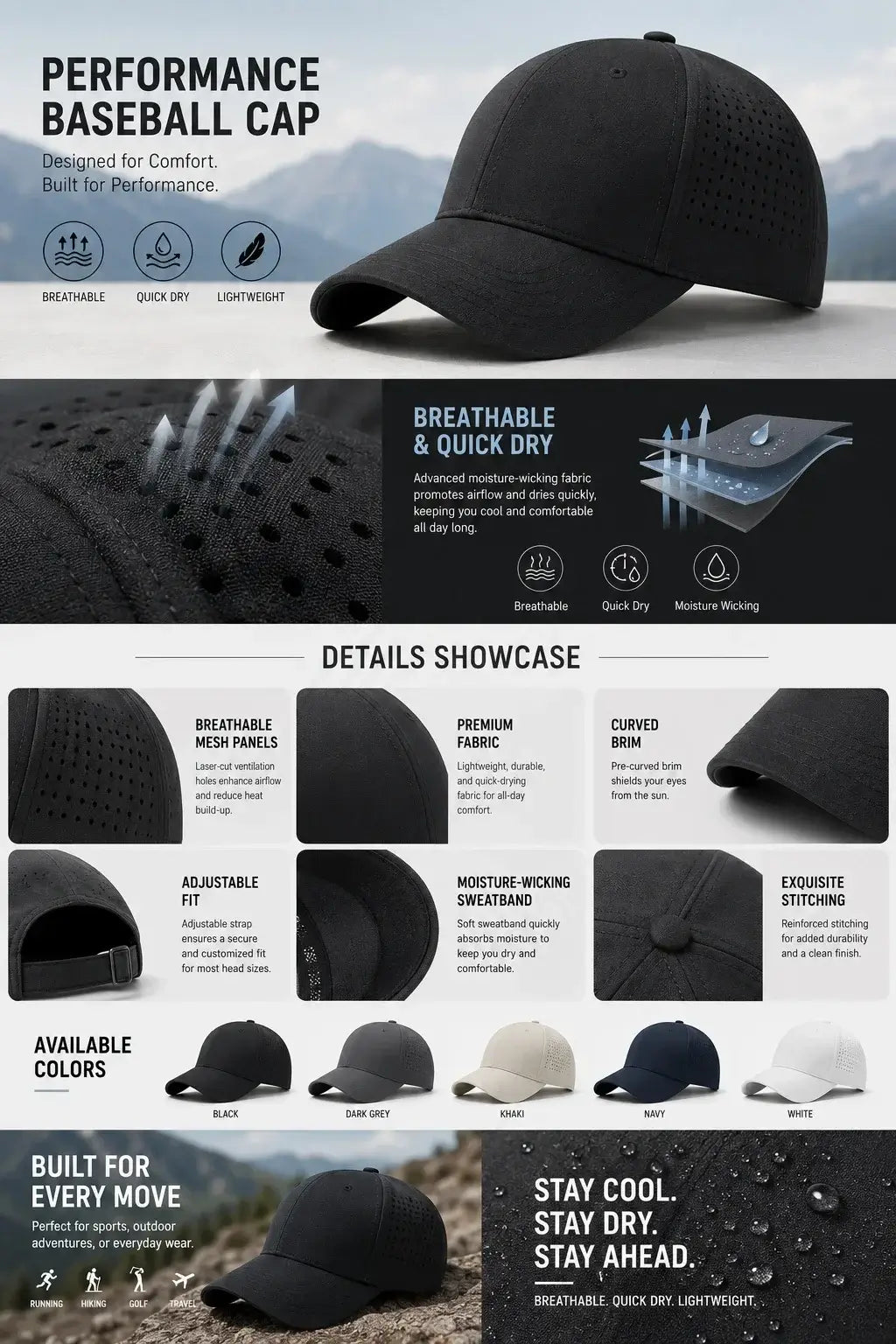 Summer New Neutral Dragon Ball Sports Baseball Hat Outdoor Sunscreen Leisure Travel Hat Anime Enthusiast Gift, Produit gaming premium Fraquane